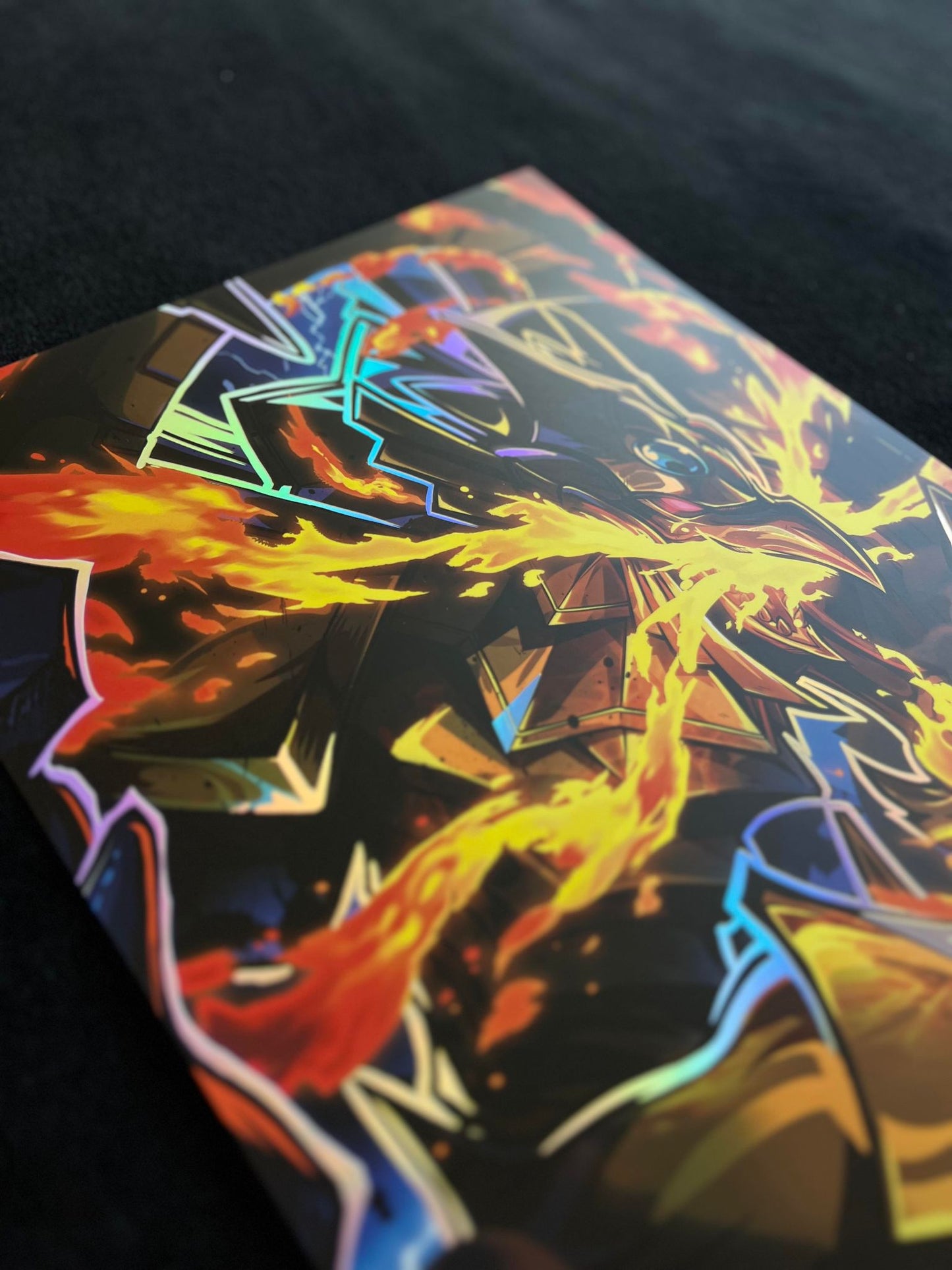 The Winged Dragon of Ra - Rainbow Holographique poster