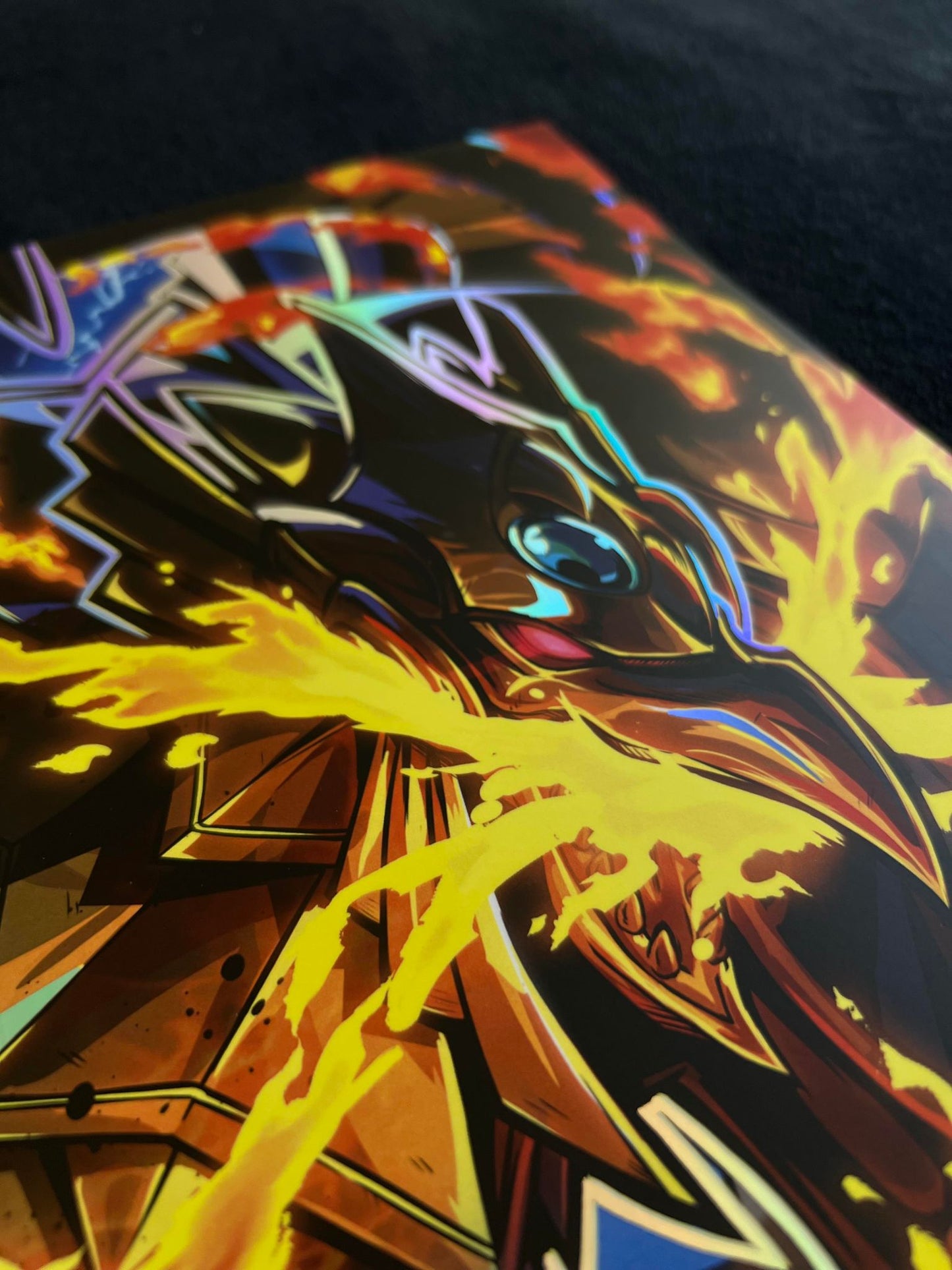 The Winged Dragon of Ra - Rainbow Holographique poster