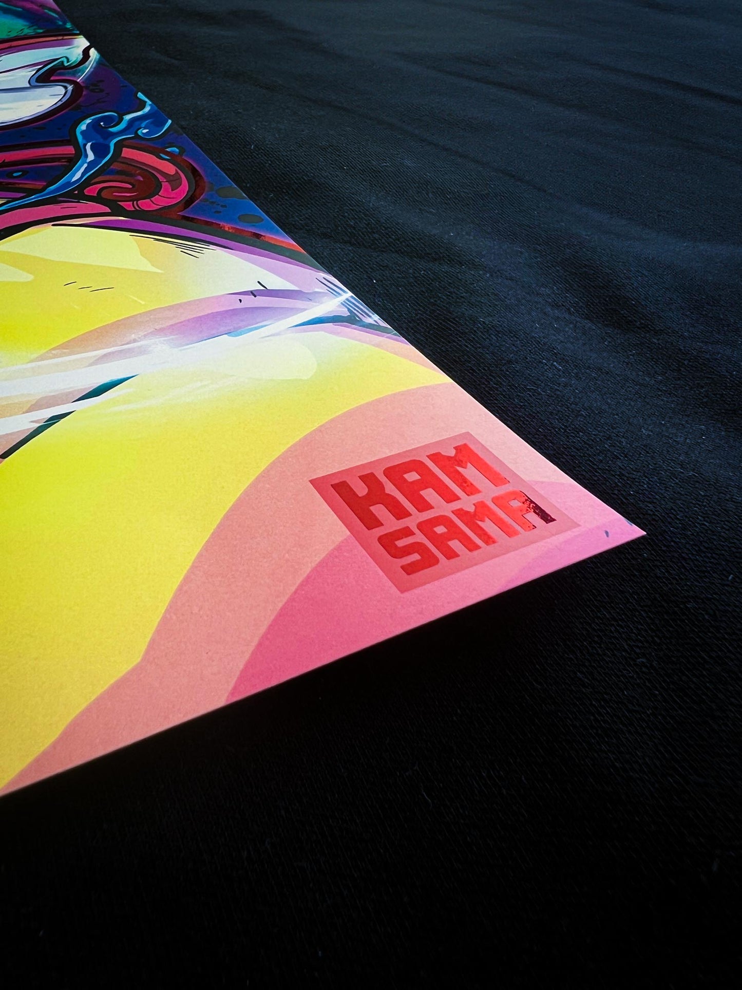 Leviator Red - Red Holographic poster