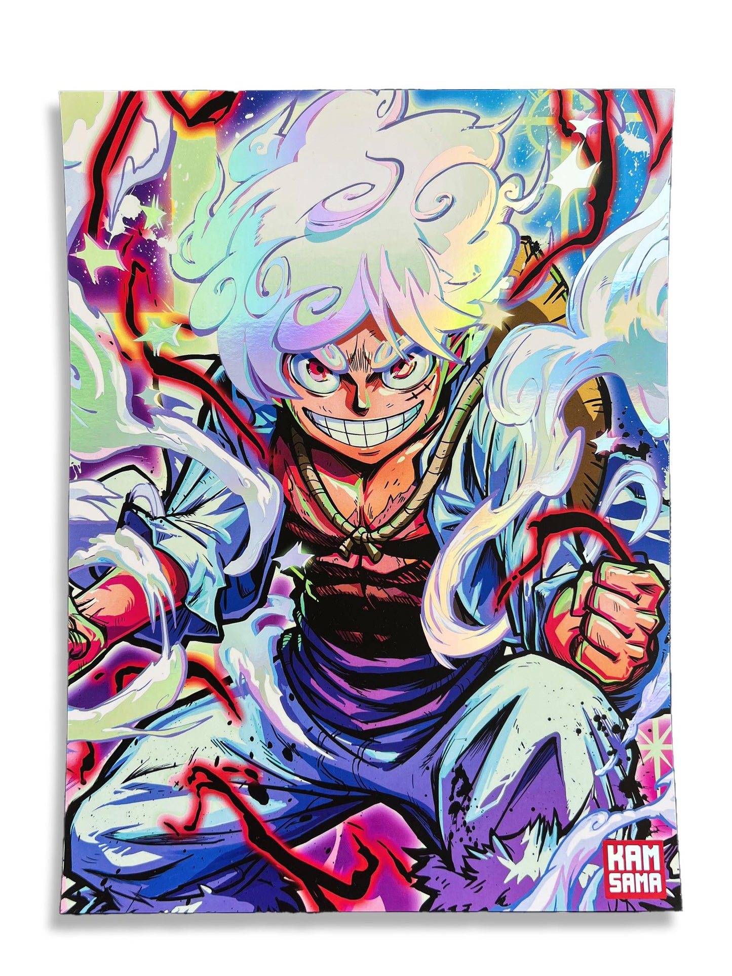 Pack 4 One piece Posters - Holographic
