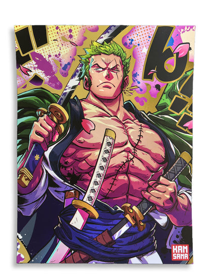 Pack 4 One piece Posters - Holographic