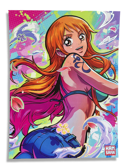 Pack 4 One piece Posters - Holographic