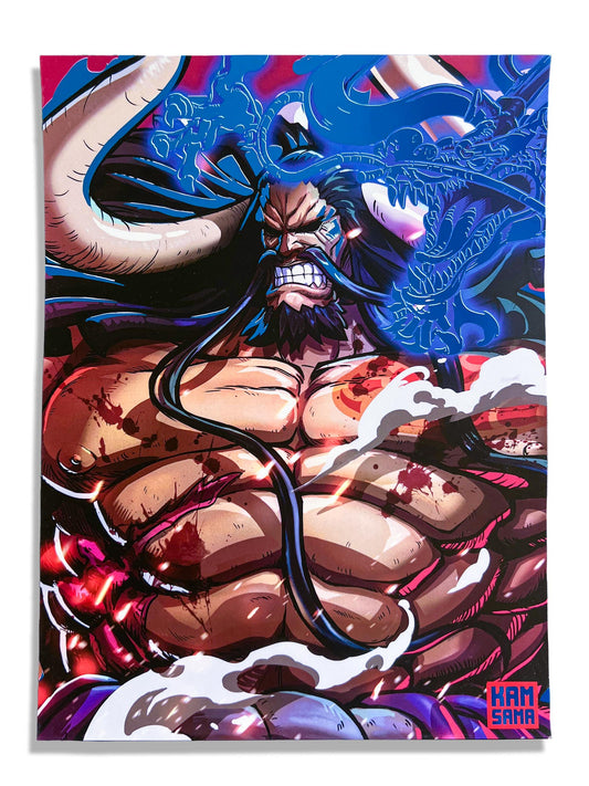 Kaido - Blue Holographique poster