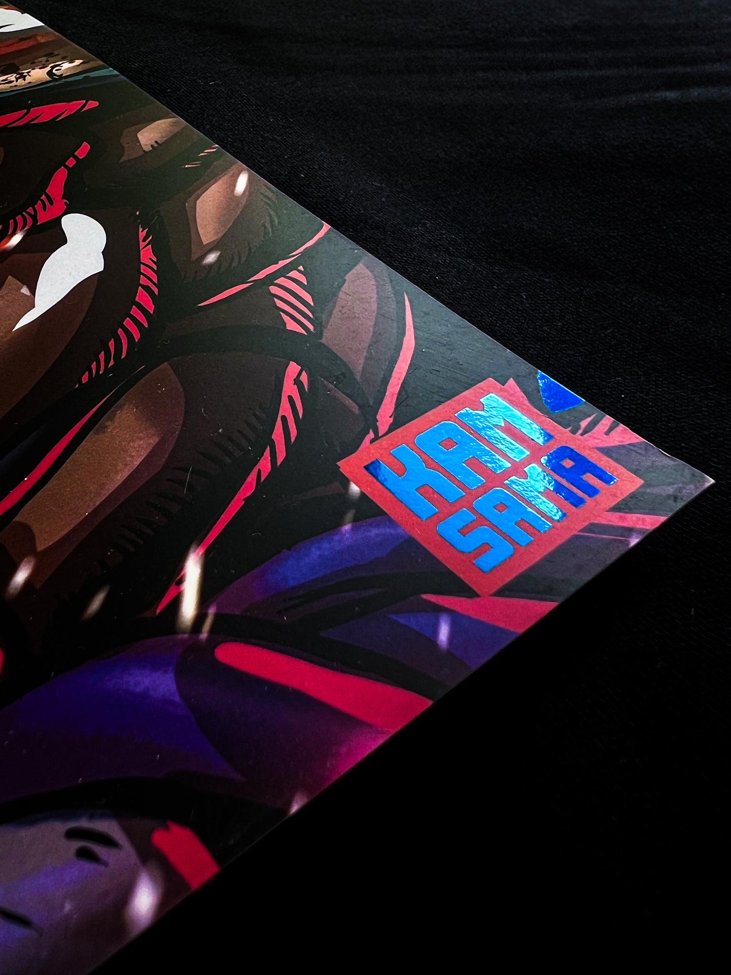 Kaido - Blue Holographic poster