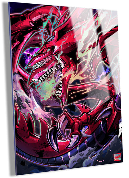 Slifer the Sky Dragon - Plexiglas Rainbow Holographic